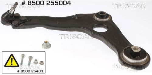 Control/Trailing Arm, wheel suspension 8500 255004