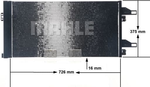Condenser, air conditioning BEHR AC 363 000S - image 12