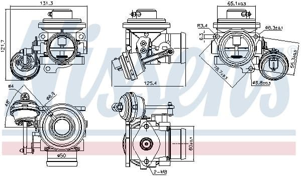 EGR Valve ** FIRST FIT ** 98303 - image 3