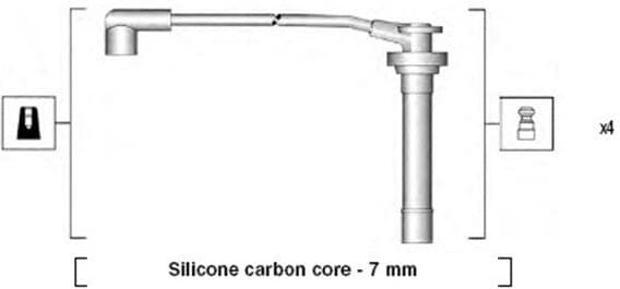 Ignition Cable Kit 941295060855