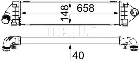 Charge Air Cooler BEHR CI 394 000S