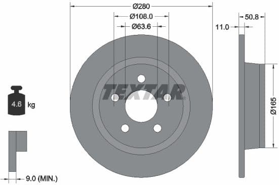 Brake Disc PRO 92326403