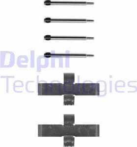 Accessory Kit, disc brake pad LX0013