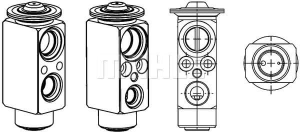 Expansion Valve, air conditioning BEHR *** PREMIUM LINE *** AVE 68 000P