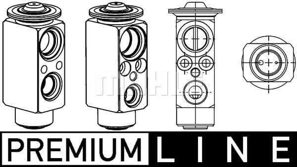 Expansion Valve, air conditioning BEHR *** PREMIUM LINE *** AVE 68 000P - image 2