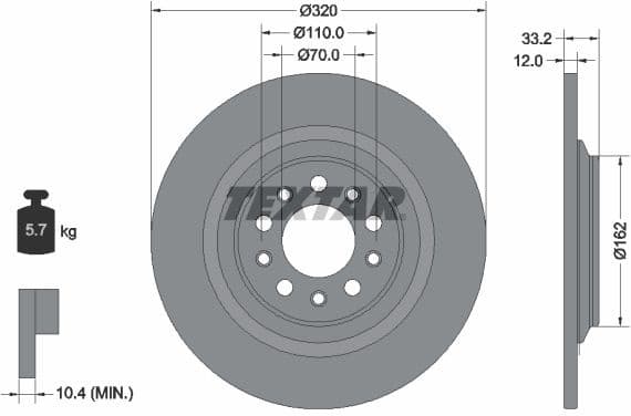Brake Disc PRO 92304103