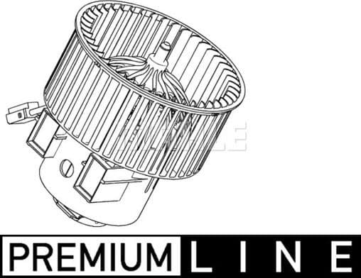 Interior Blower BEHR *** PREMIUM LINE *** AB 116 000P