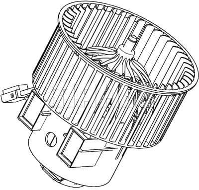 Interior Blower BEHR *** PREMIUM LINE *** AB 116 000P - image 2