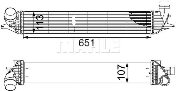 Charge Air Cooler BEHR *** PREMIUM LINE *** CI 151 000P - image 2