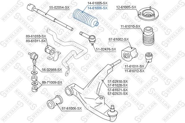 Bellow, steering 14-61006-SX - image 2