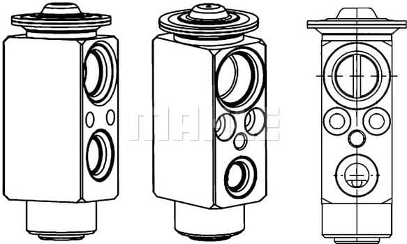Expansion Valve, air conditioning BEHR *** PREMIUM LINE *** AVE 79 000P - image 2