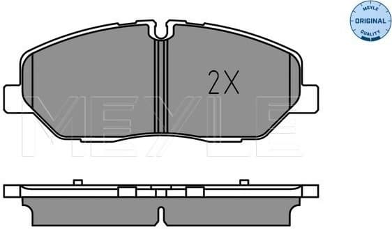 Brake Pad Set, disc brake MEYLE-PD: Advanced performance and design. 025 224 2020/PD - image 2