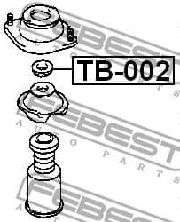 Rolling Bearing, suspension strut support mount TB-002 - image 2