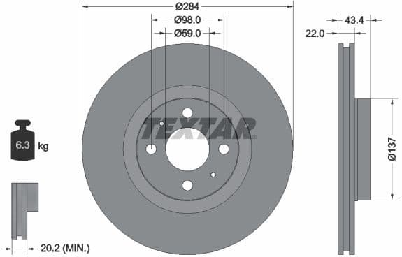 Brake Disc PRO 92053503