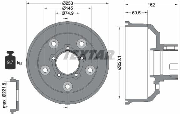 Brake Drum 94037200