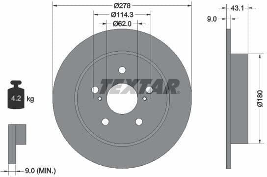 Brake Disc 92222300