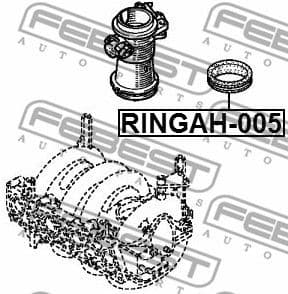 Gasket, throttle body RINGAH-005 - image 2