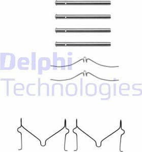Accessory Kit, disc brake pad LX0143