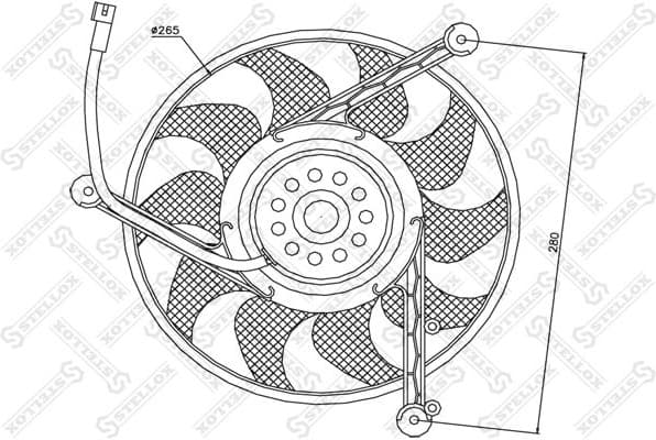 Fan, engine cooling 29-99008-SX