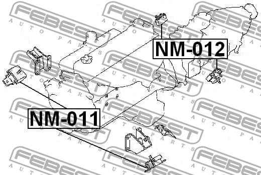 Mounting, engine NM-011 - image 2