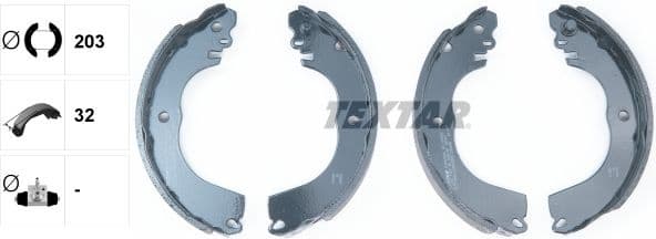 Brake Shoe Set 91081900