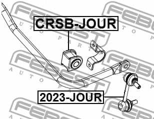 Mounting, stabiliser bar CRSB-JOUR - image 2
