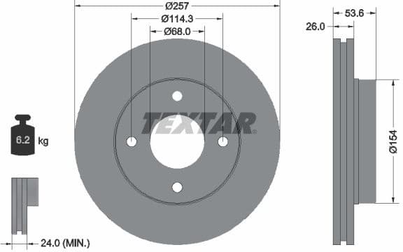 Brake Disc PRO 92253103