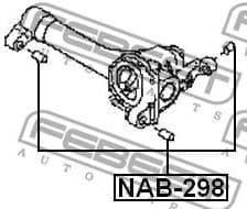 Mounting, differential NAB-298 - image 2