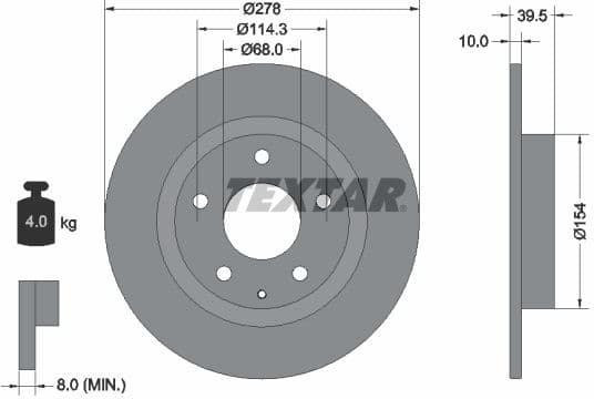 Brake Disc PRO 92254703