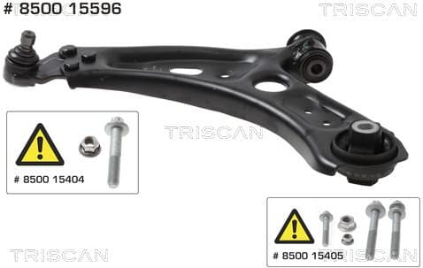 Control/Trailing Arm, wheel suspension 8500 15596