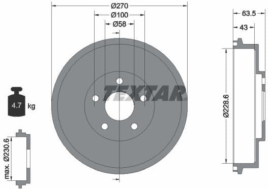 Brake Drum 94031000