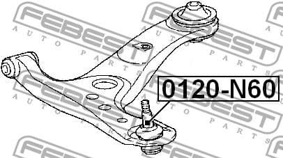 Ball Joint 0120-N60 - image 2