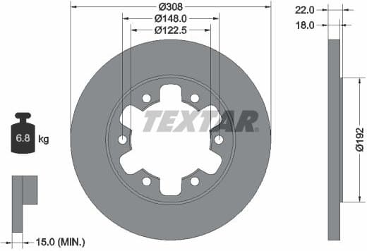 Brake Disc PRO 92275803