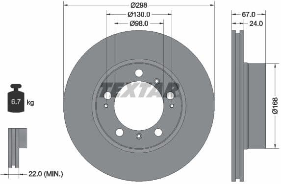 Brake Disc PRO 92088803