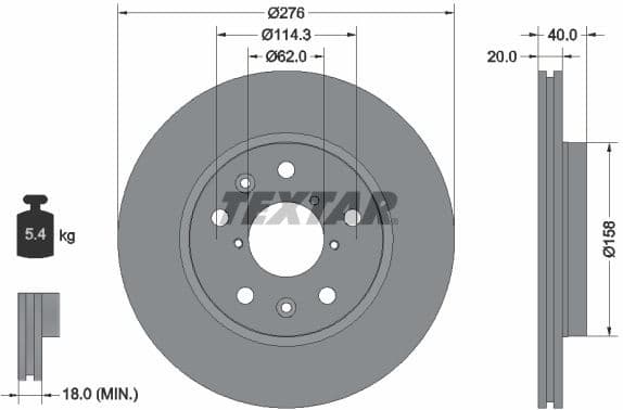 Brake Disc PRO 92204703
