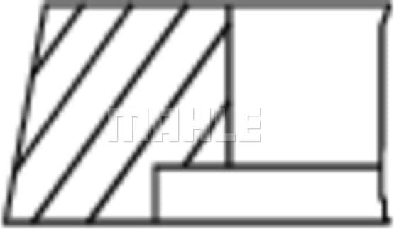 Piston Ring Set 009 50 N0 - image 2