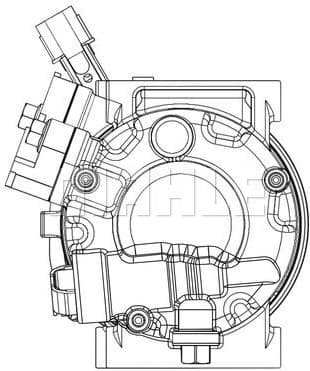 Compressor, air conditioning BEHR *** PREMIUM LINE *** ACP 629 000P - image 5
