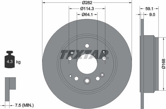 Brake Disc PRO 92261703