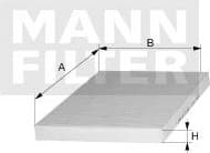 Filter, cabin air CUK 26 035
