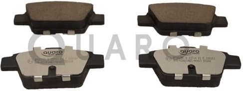 Brake Pad Set, disc brake QUARO SILVER CERAMIC QP3025C