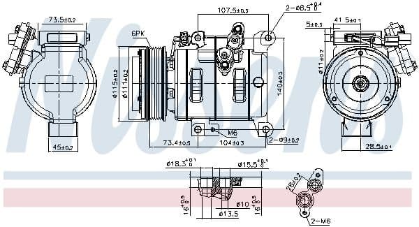 Compressor, air conditioning ** FIRST FIT ** 890614 - image 7