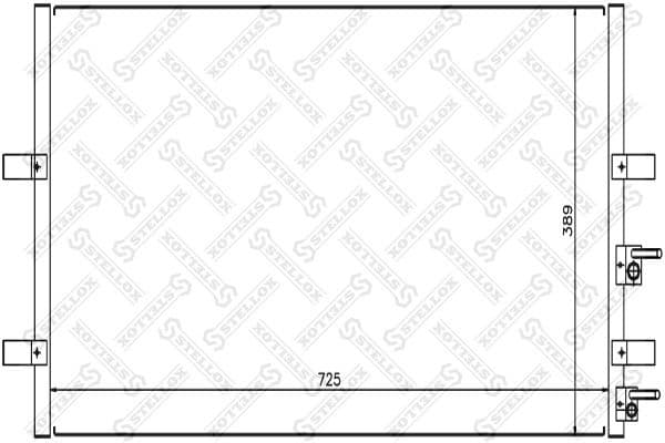 Condenser, air conditioning 10-45563-SX
