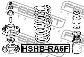 Protective Cap/Bellow, shock absorber HSHB-RA6F - image 2