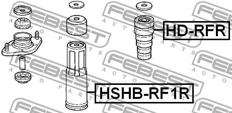 Rubber Buffer, suspension HD-RFR - image 2