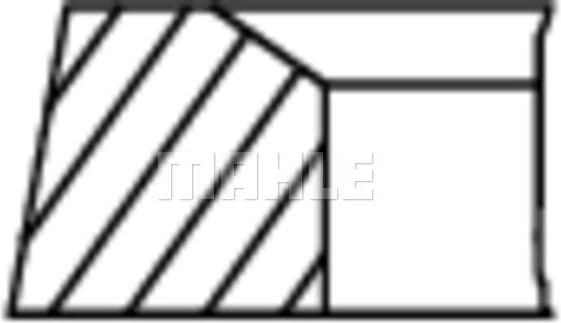 Piston Ring Set 001 36 N3 - image 2