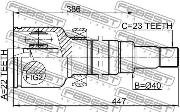 Joint Kit, drive shaft 2111-FOCIIMTRH - image 2