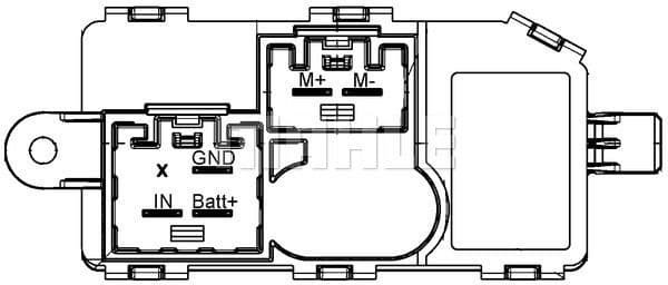 Regulator, interior blower BEHR *** PREMIUM LINE *** ABR 77 000P - image 2