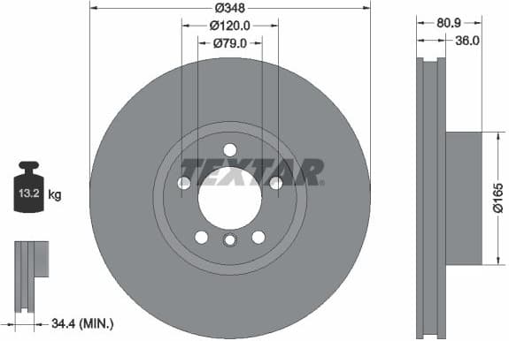Brake Disc PRO+ 92269505