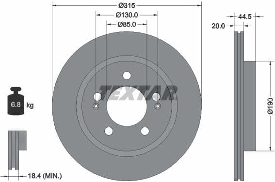 Brake Disc PRO 92332903