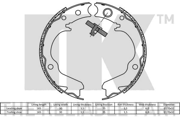 Brake Shoe Set 2744646 - image 2